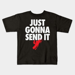 Just Gonna Send It - Snowmobile t-shirt Kids T-Shirt